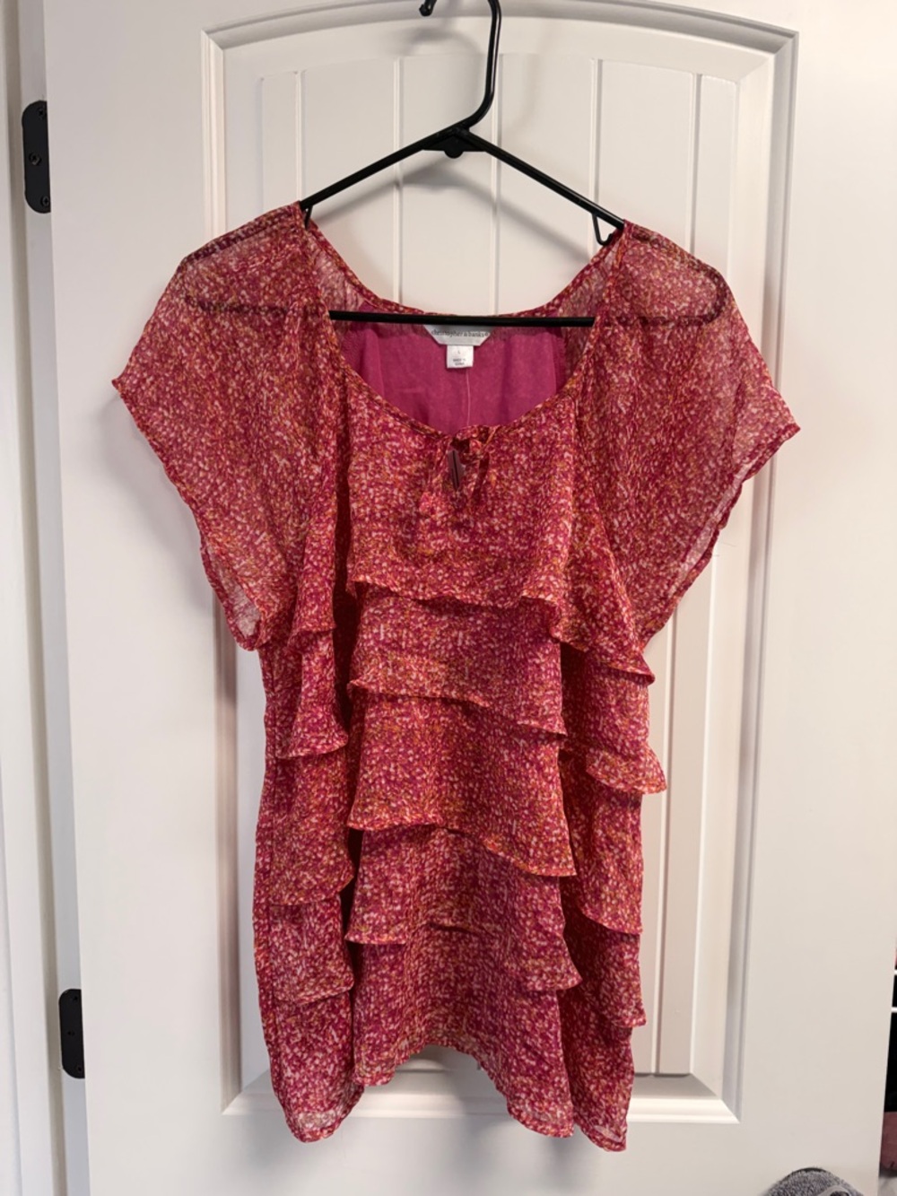 Christopher & Banks Ruffled Blouse